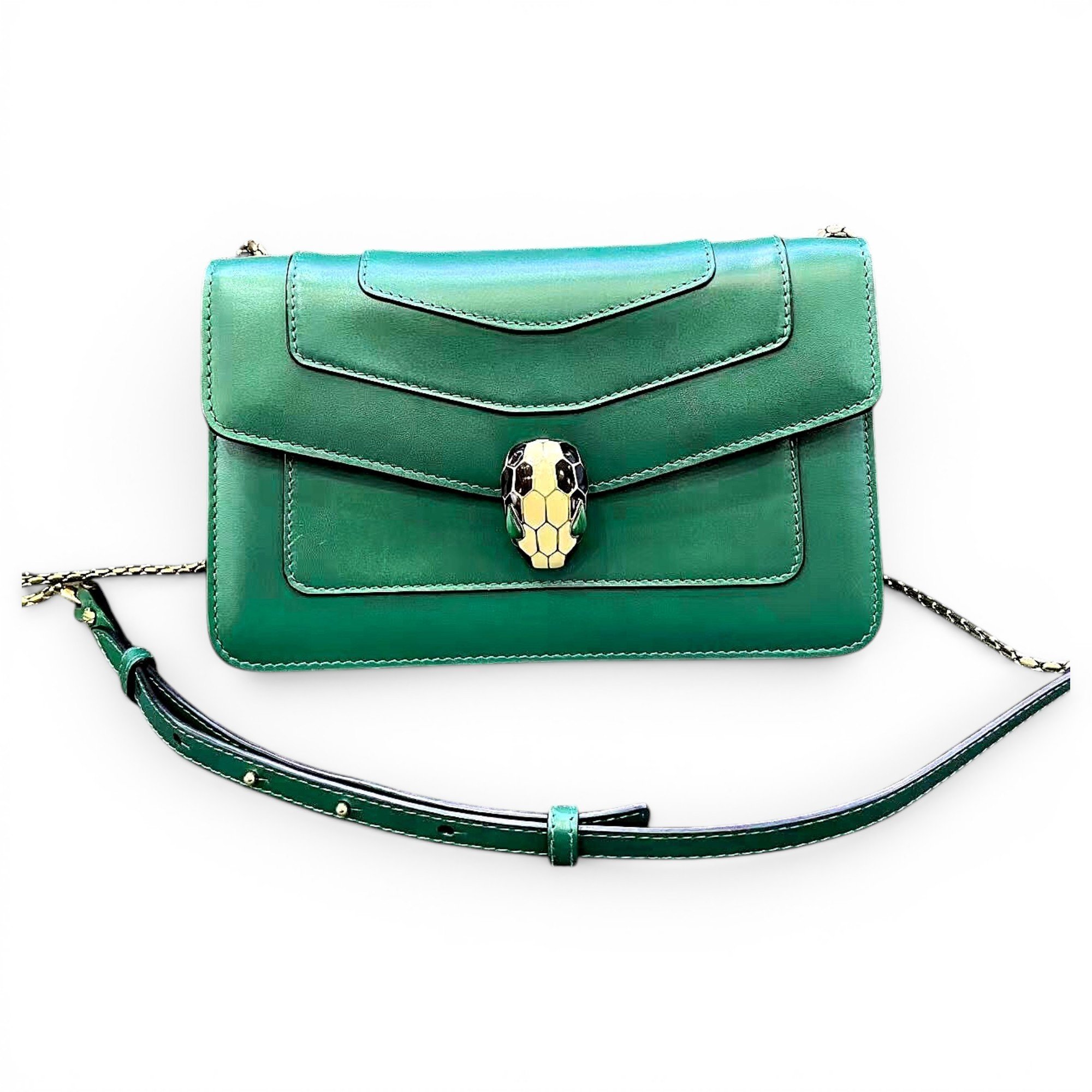Leather handbag