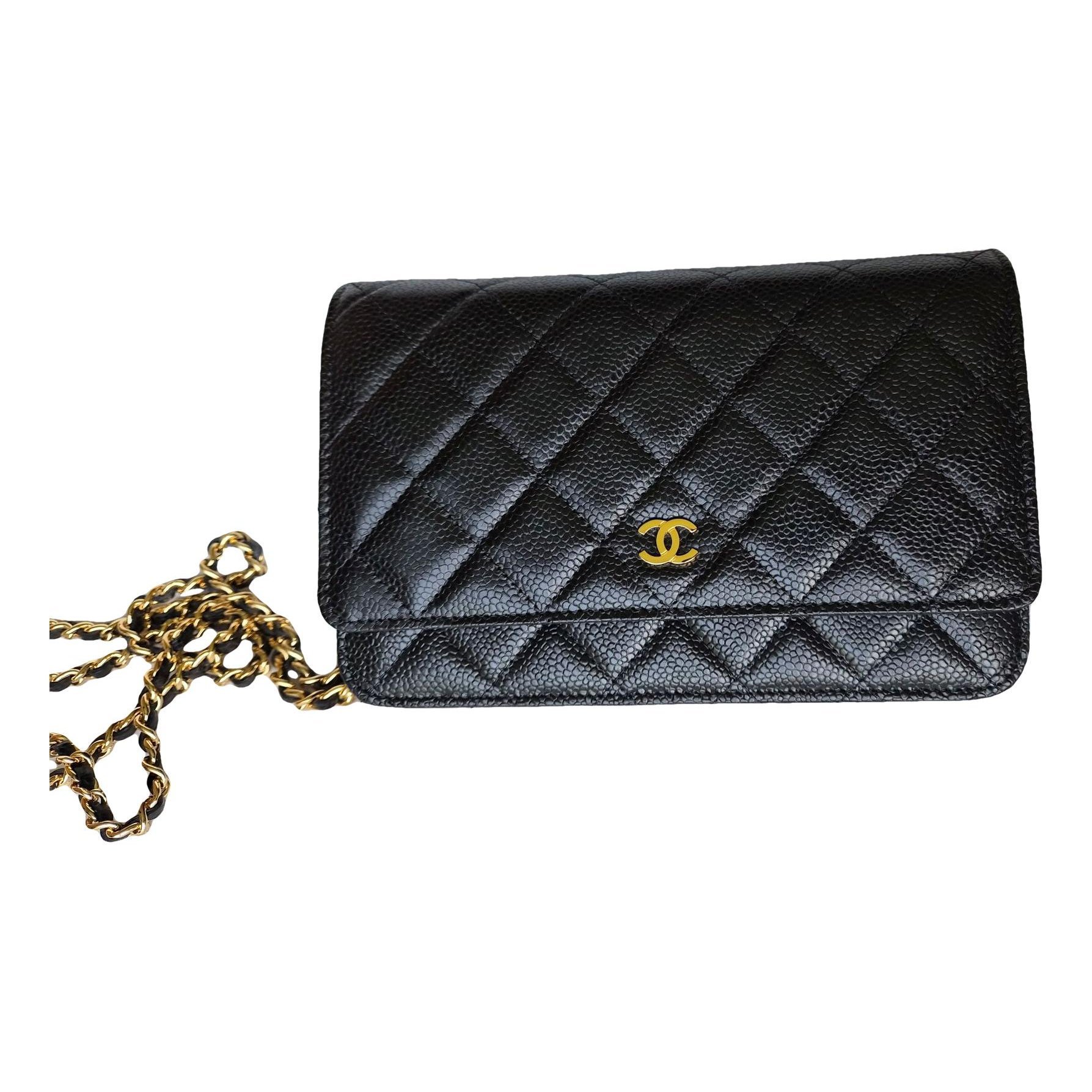 Wallet On Chain Timeless/Classique leather crossbody bag