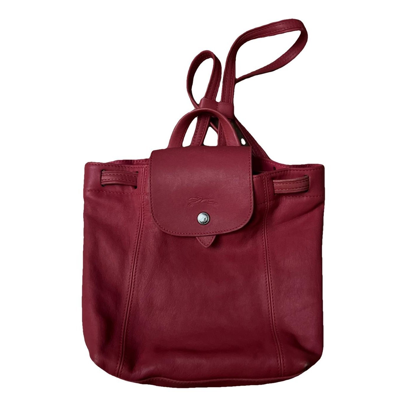Pliage leather backpack