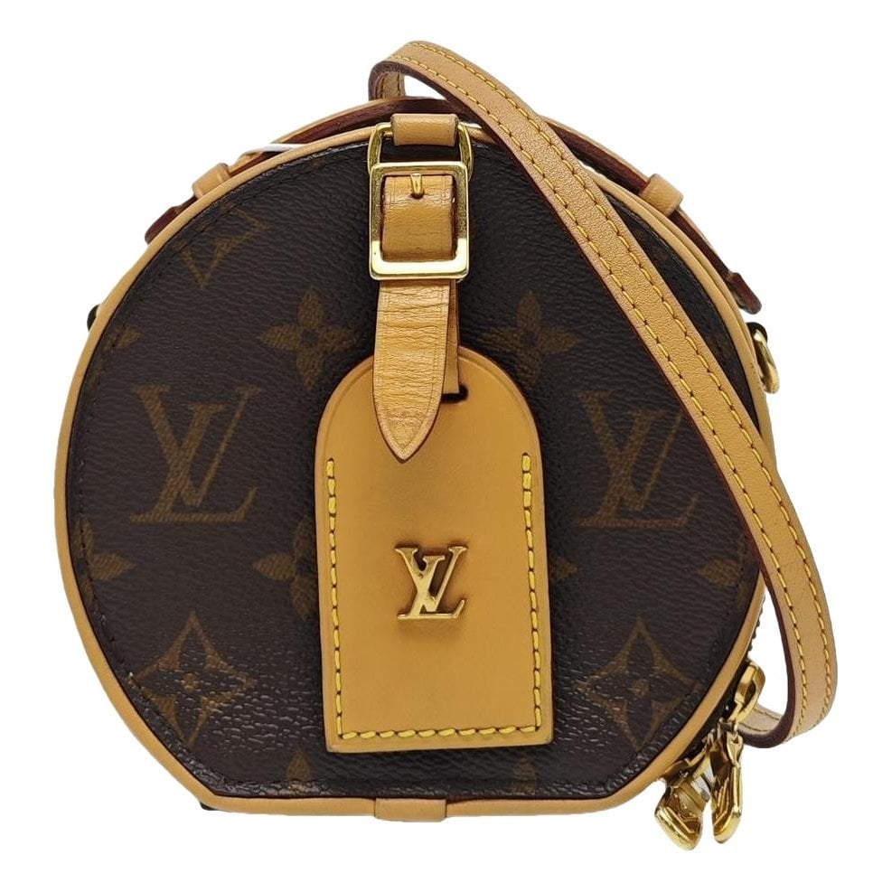 Micro boite chapeau leather handbag