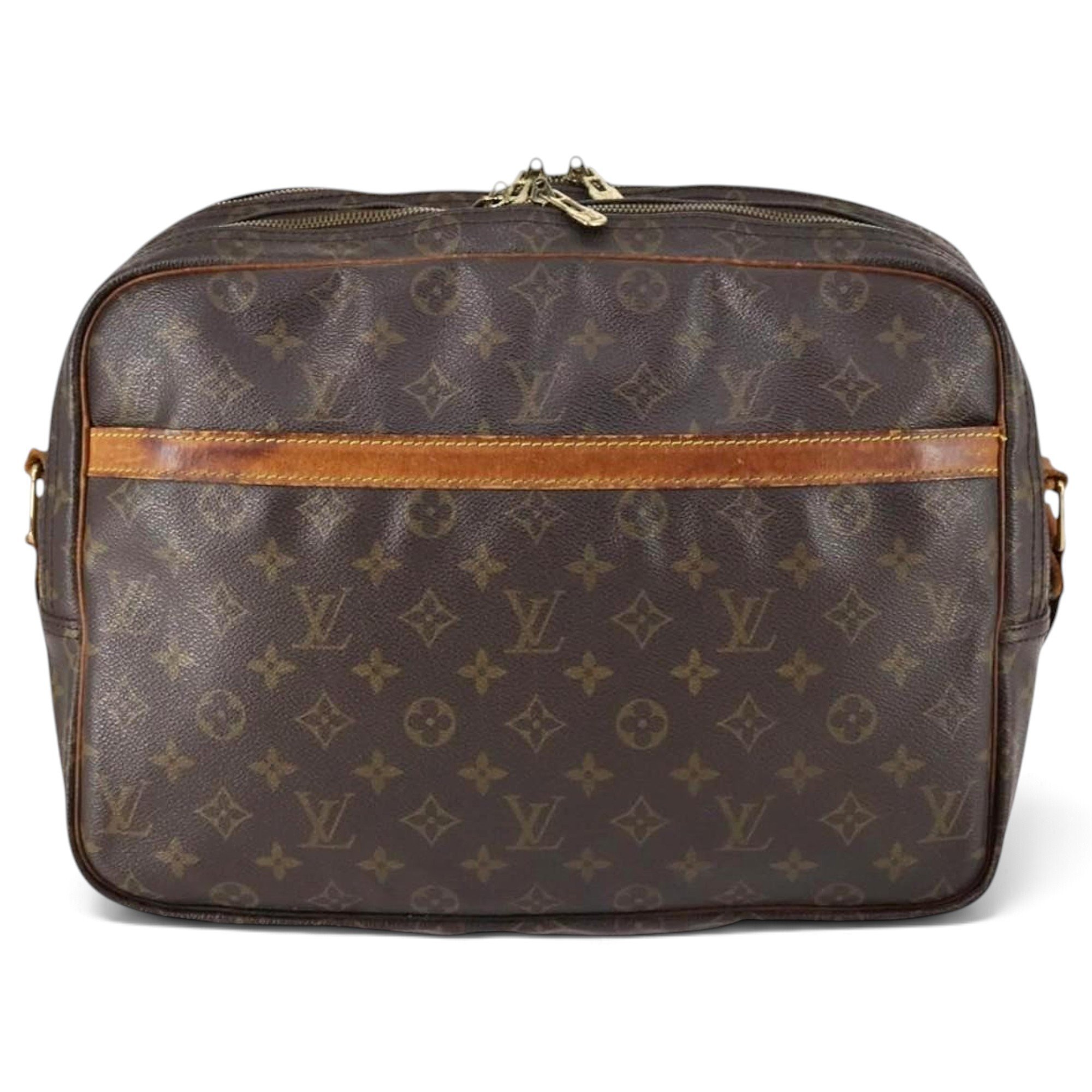 Reporter leather handbag