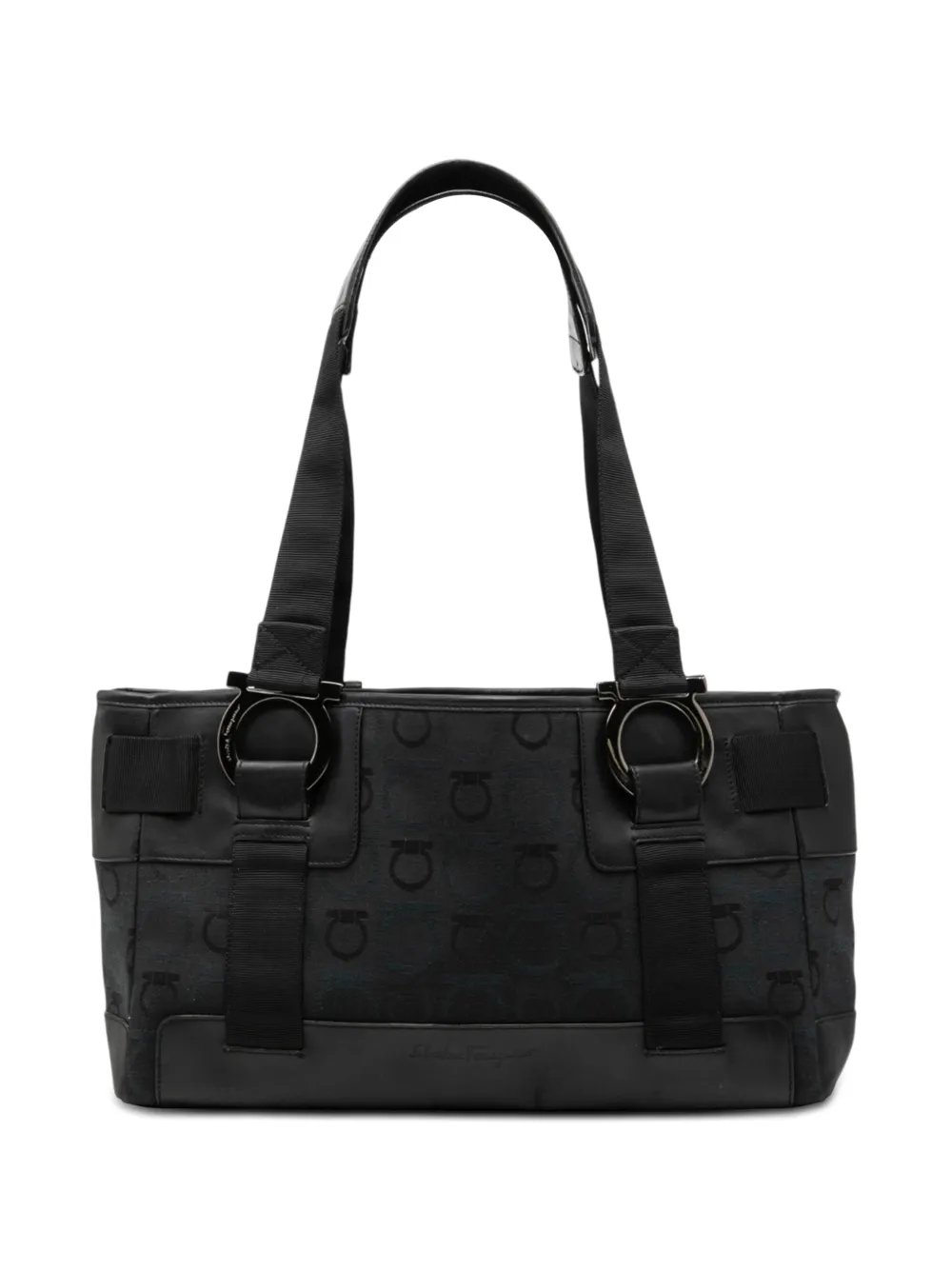 Ferragamo 2010-2026 Gancini Canvas tote bag