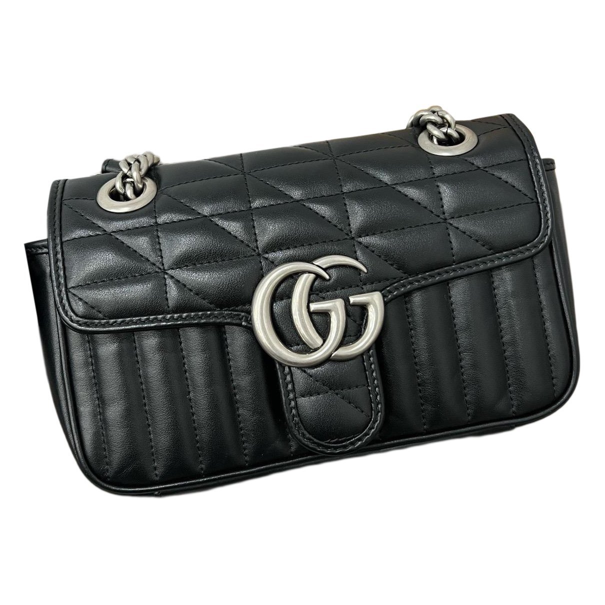 GG Marmont Flap leather handbag