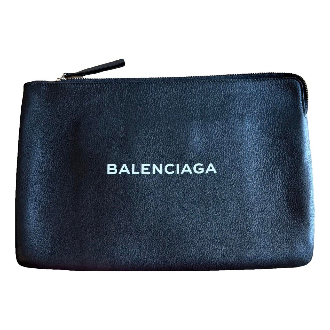 Everyday leather clutch bag