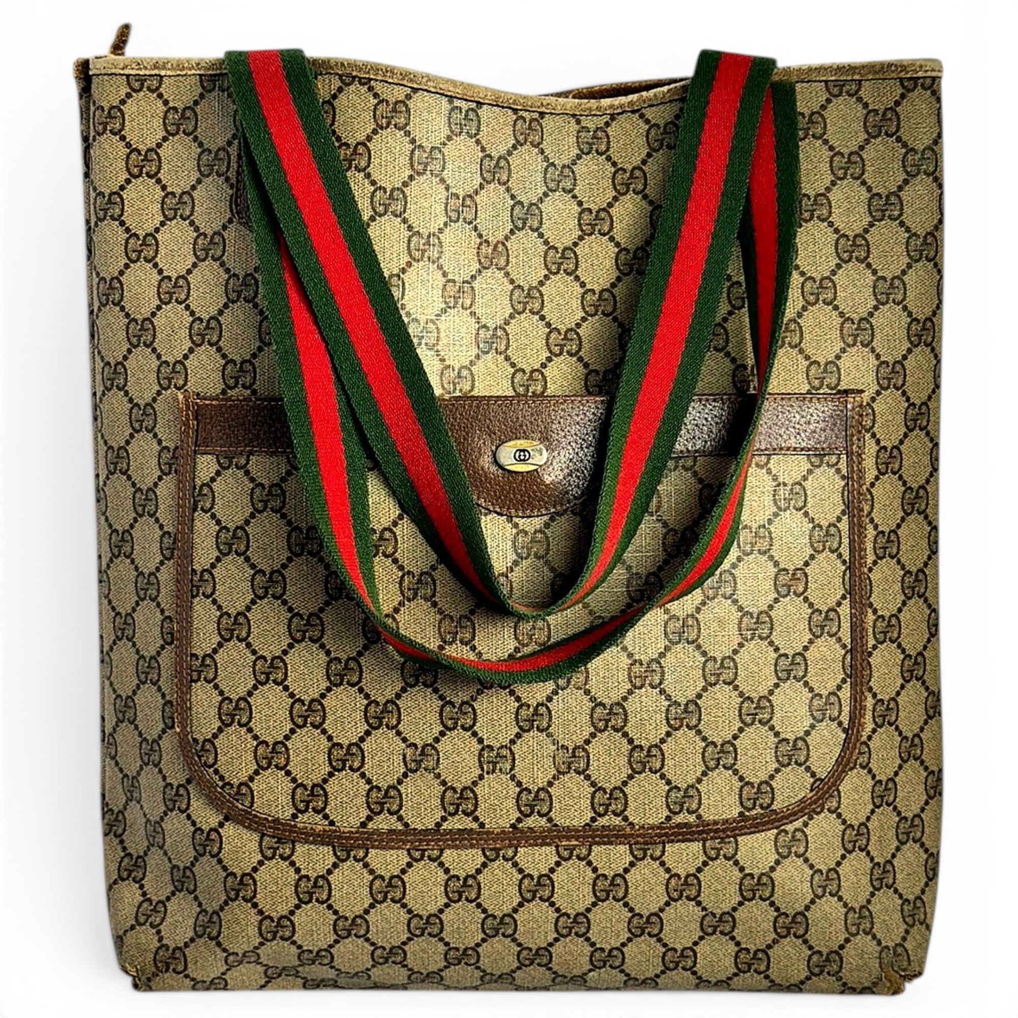 Leather tote
