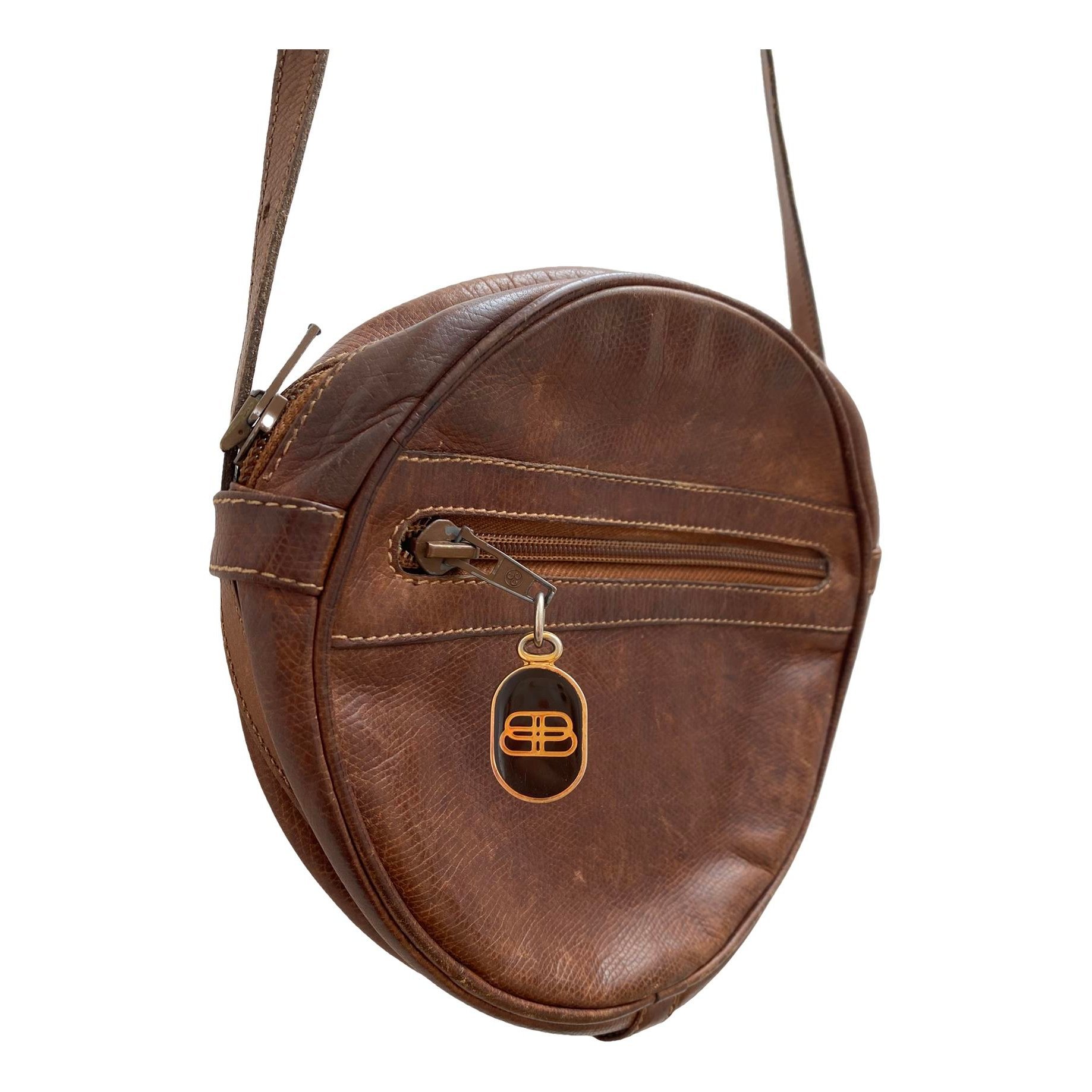 Leather crossbody bag