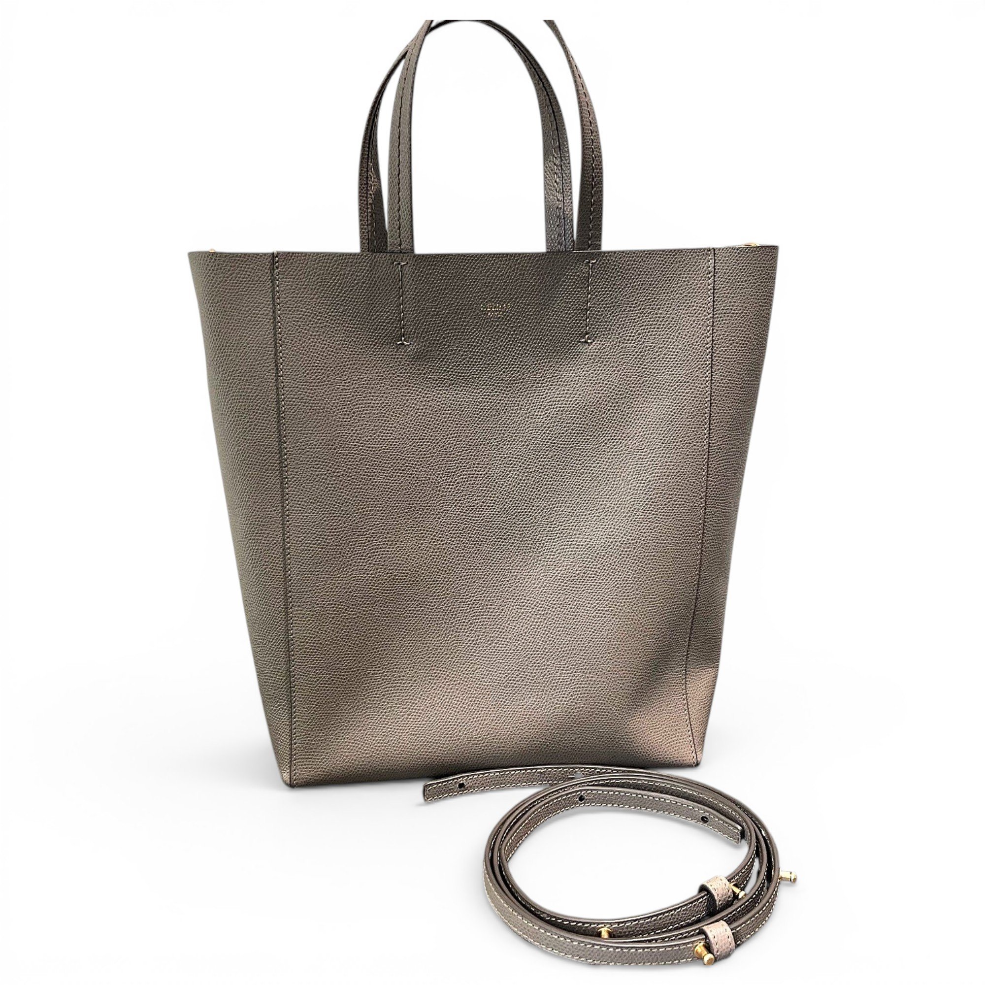 Cabas leather handbag