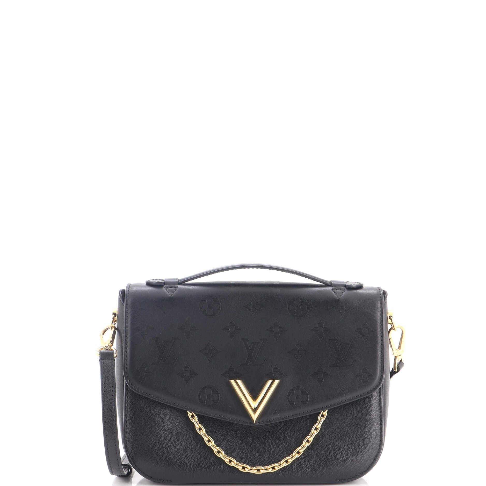 Very Messenger Monogram Leather