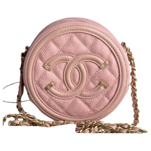 Vanity leather handbag