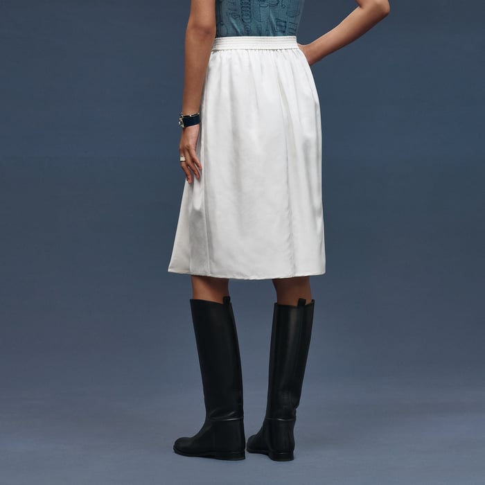 Blanc Cassé Wrap Skirt