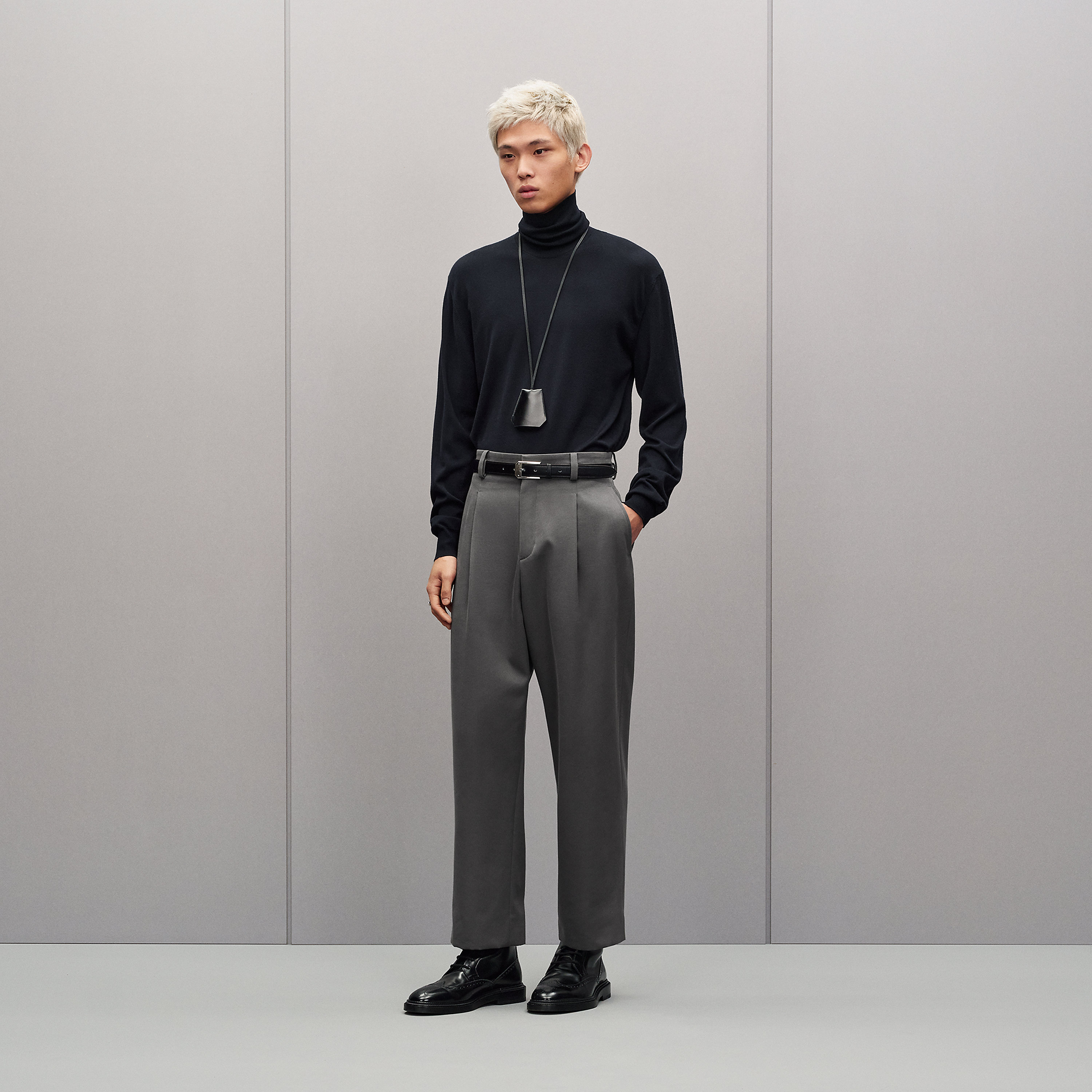 "Detail H" turtleneck sweater