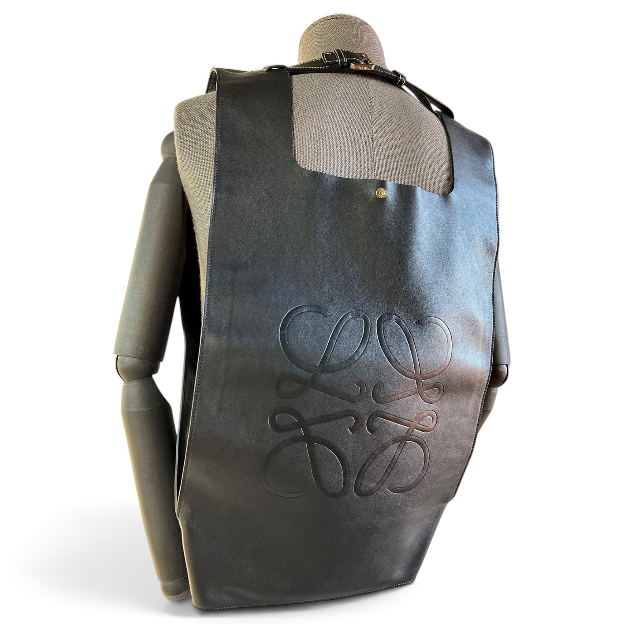 Leather backpack