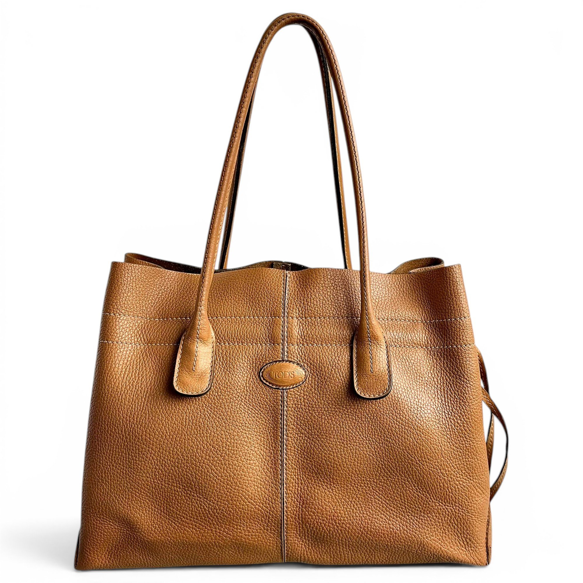 D Bag leather handbag