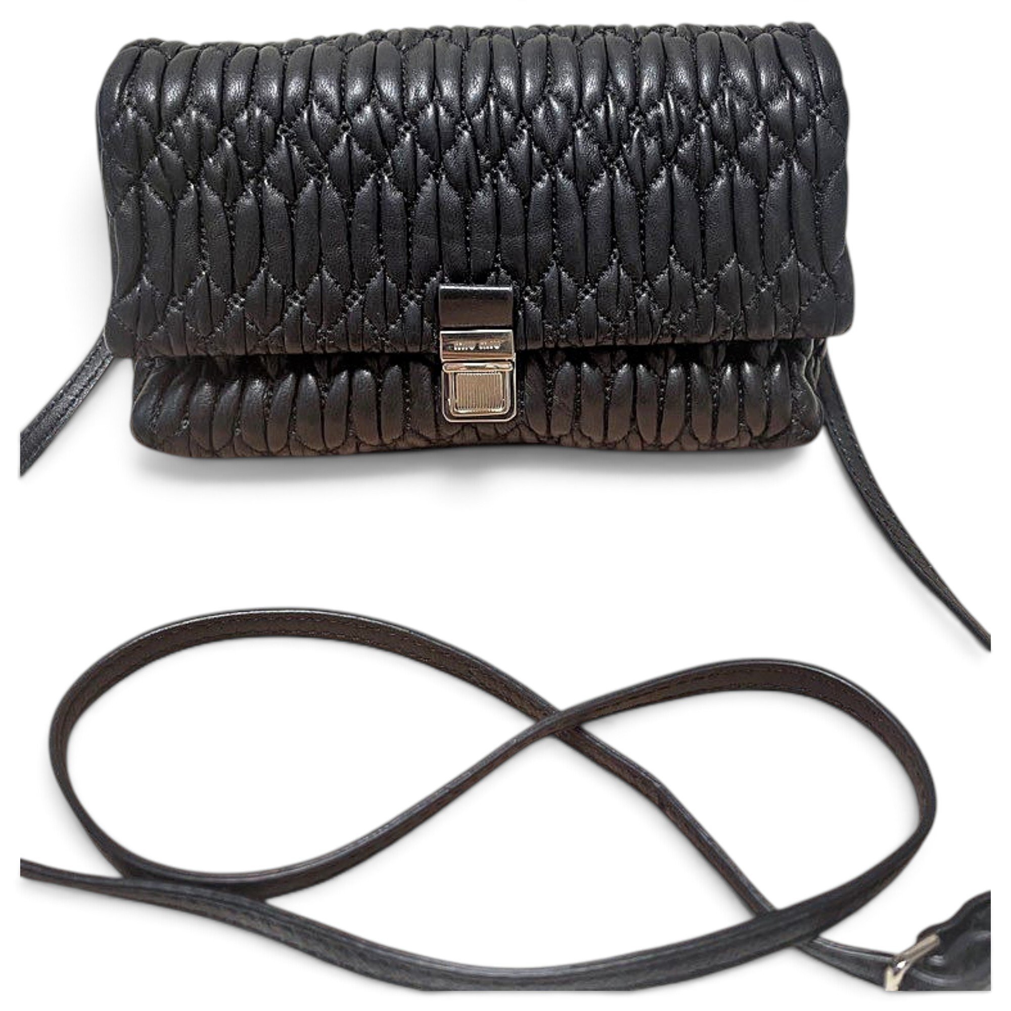 Leather crossbody bag