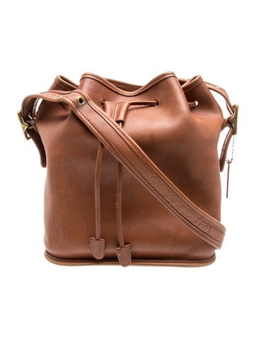 Leather Bucket Bag