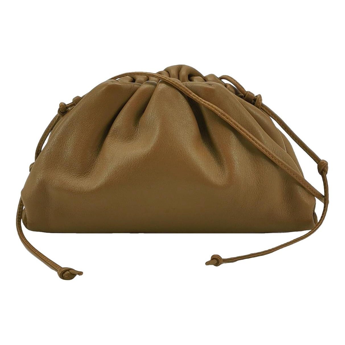 Pouch leather handbag