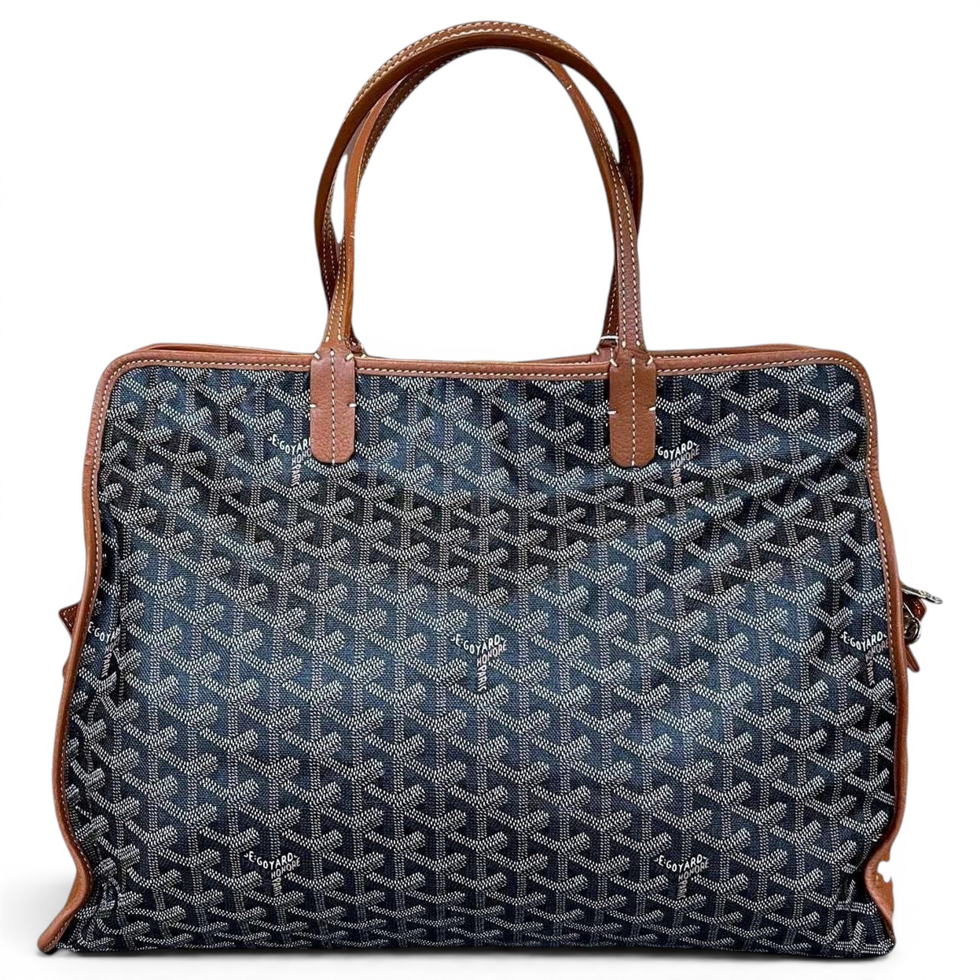 Goyard Saint-Louis leather handbag