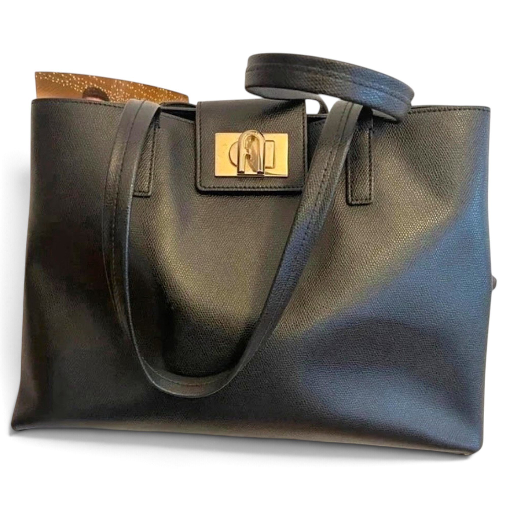 Leather tote
