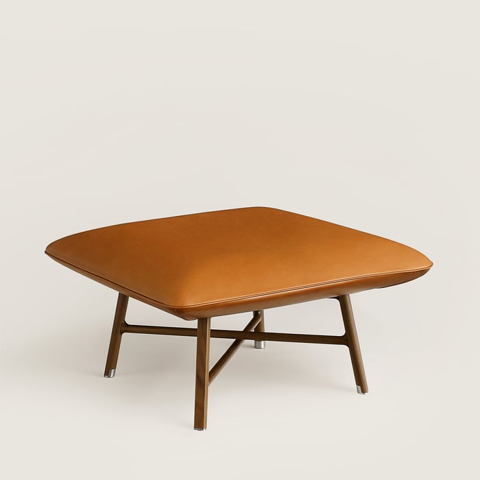 Les Necessaires d'Hermès "carre d'assise" low stool, high model