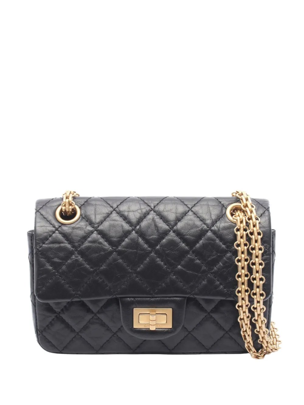 2020 Quilted Aged Calfskin Reissue 2.55 Single Flap 224 shoulder bag