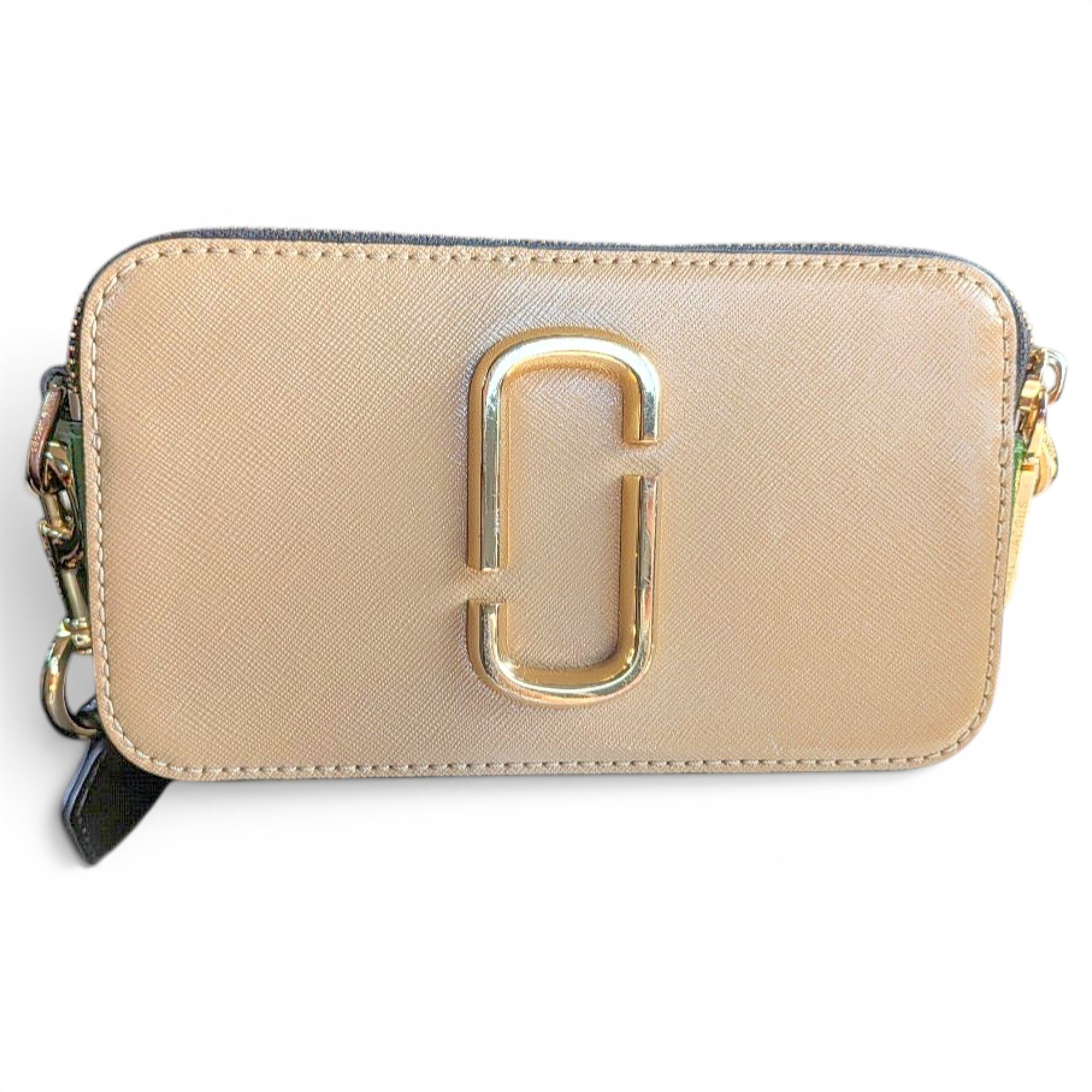 Snapshot leather crossbody bag