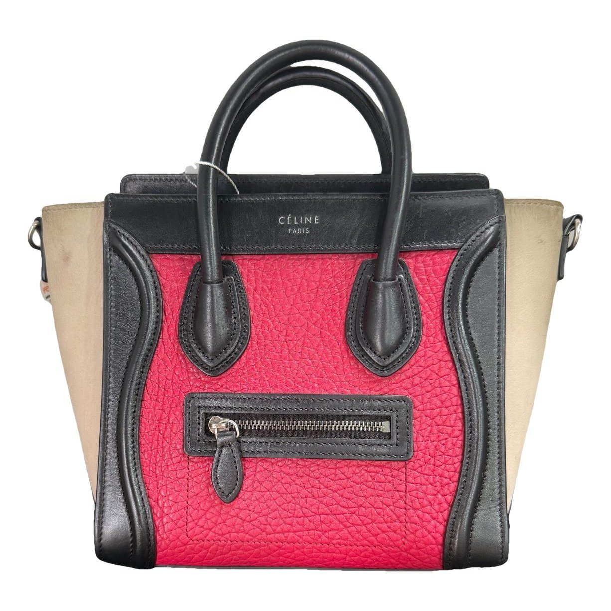 Nano Luggage leather crossbody bag