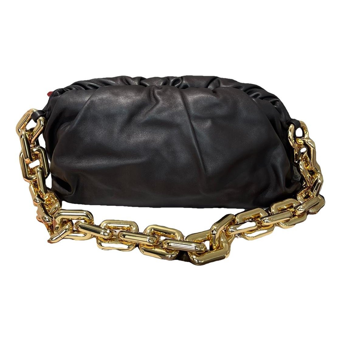 Chain Pouch leather handbag
