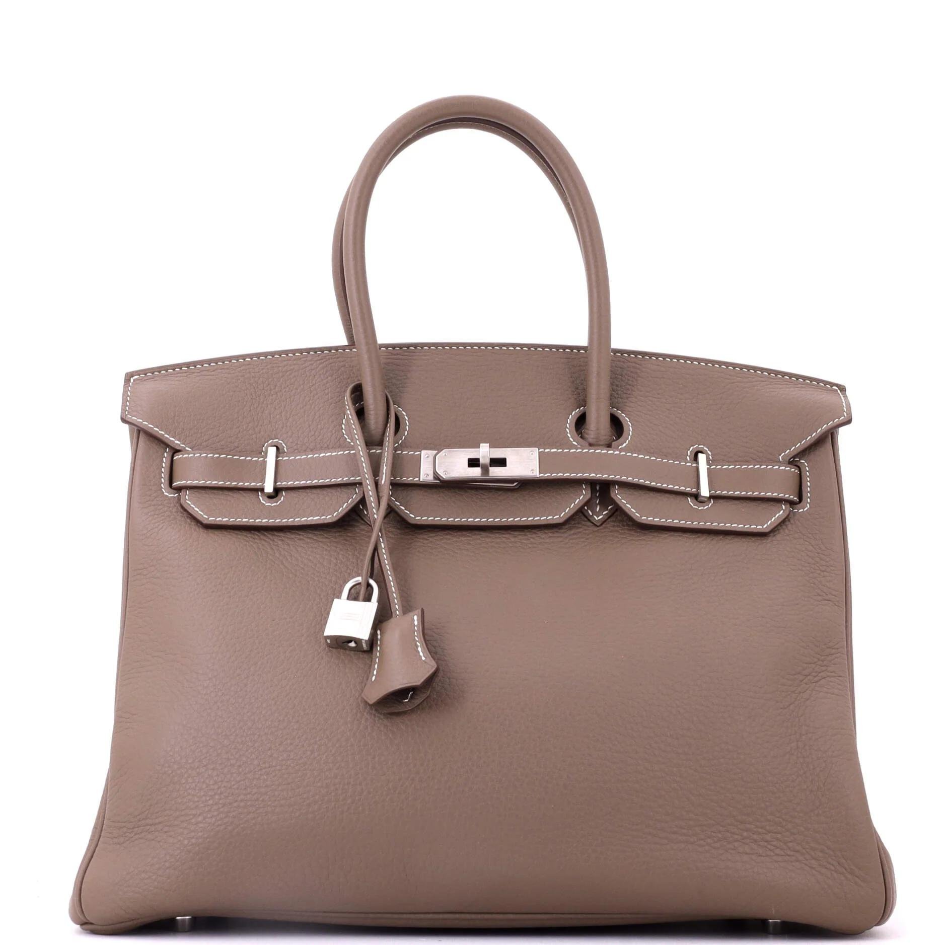 Birkin 35 leather tote
