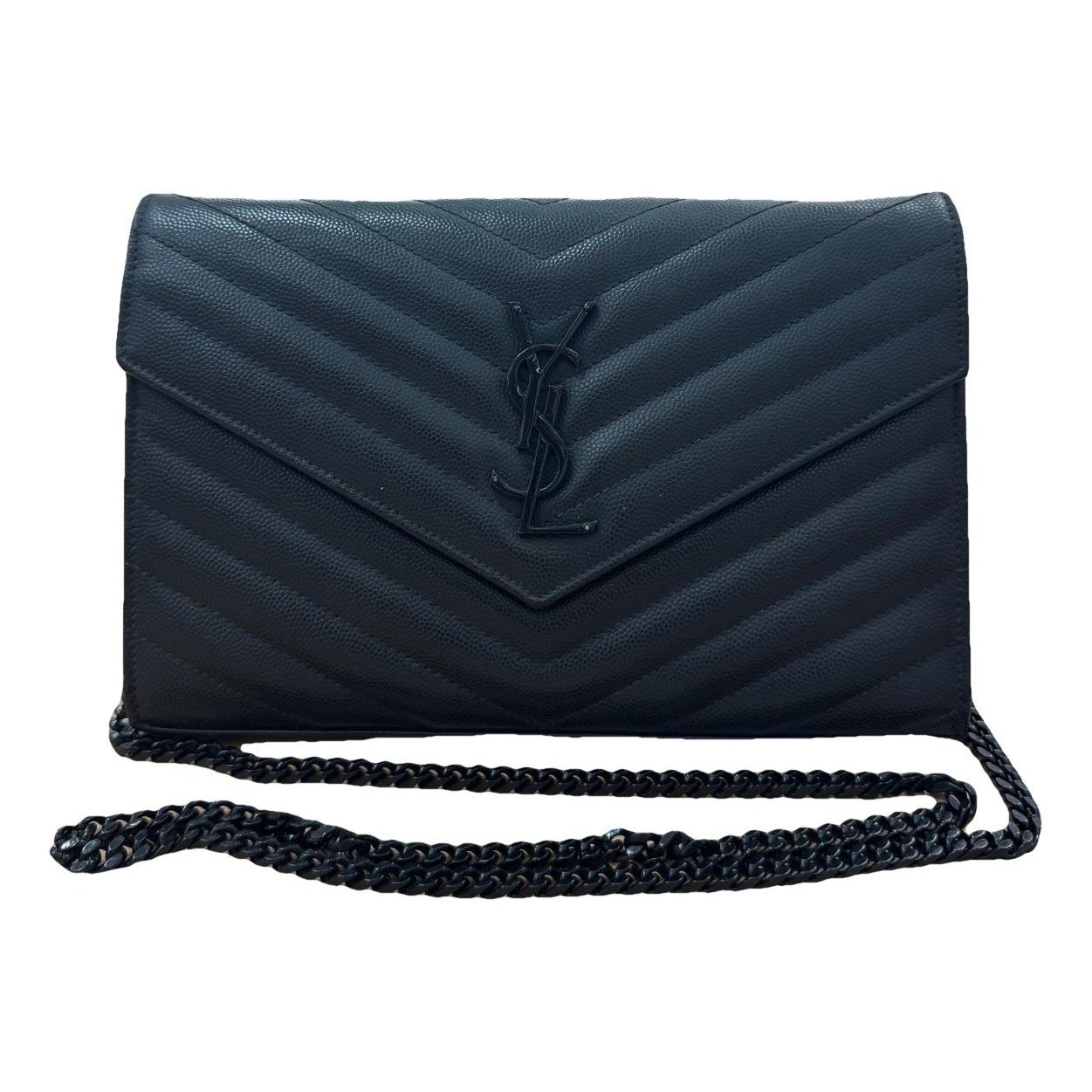 Portefeuille enveloppe leather handbag