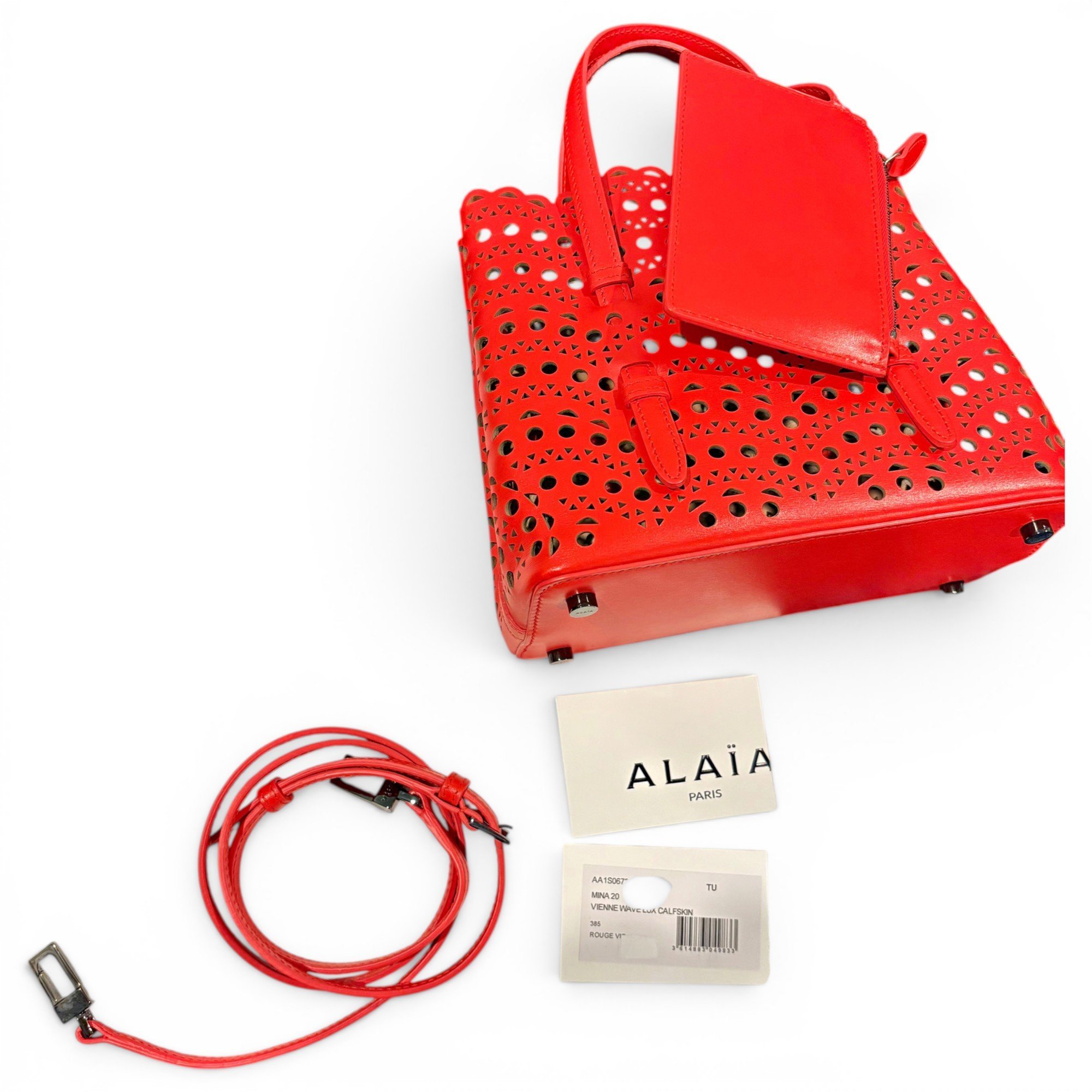 Alaia Mina leather handbag