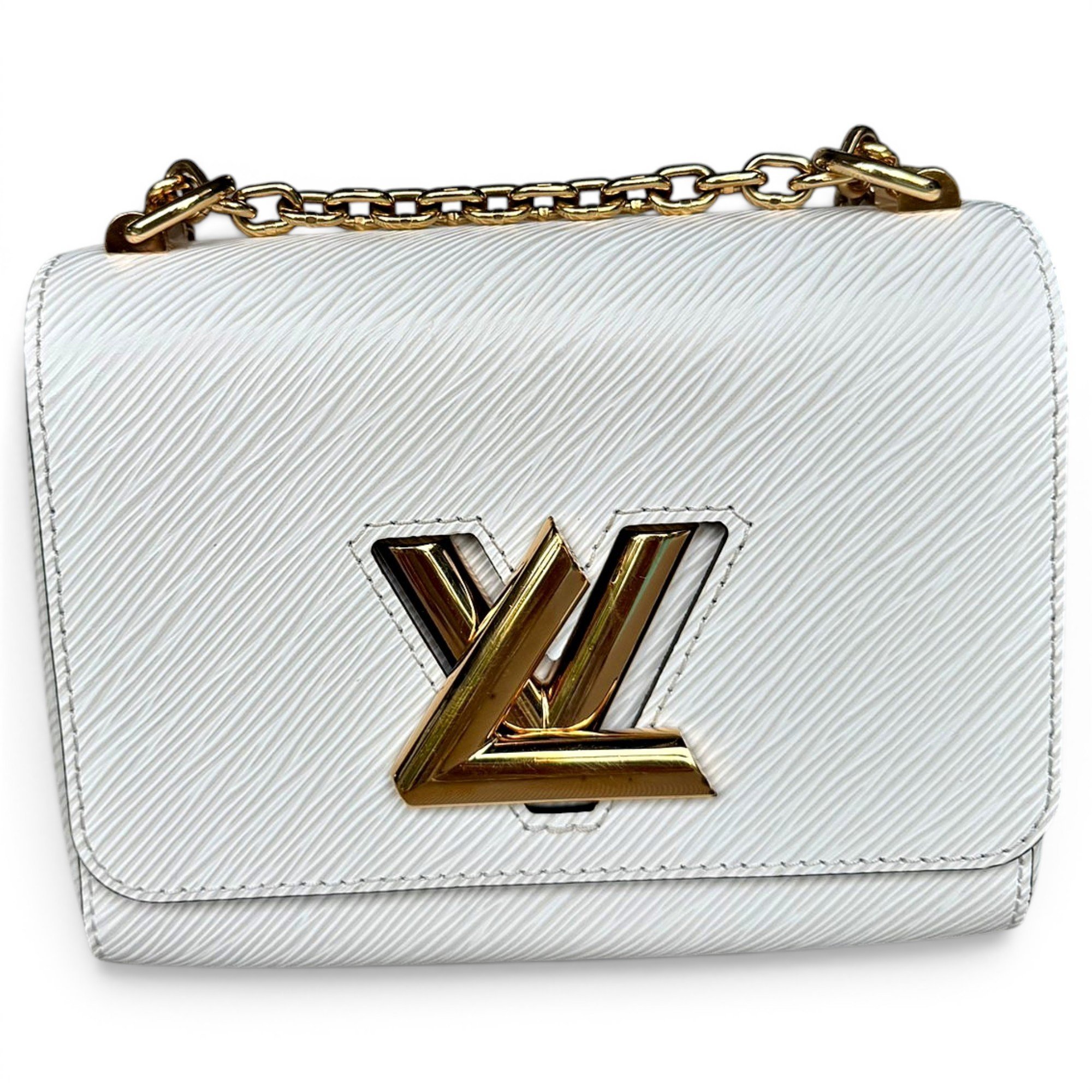 Twist Chain leather handbag