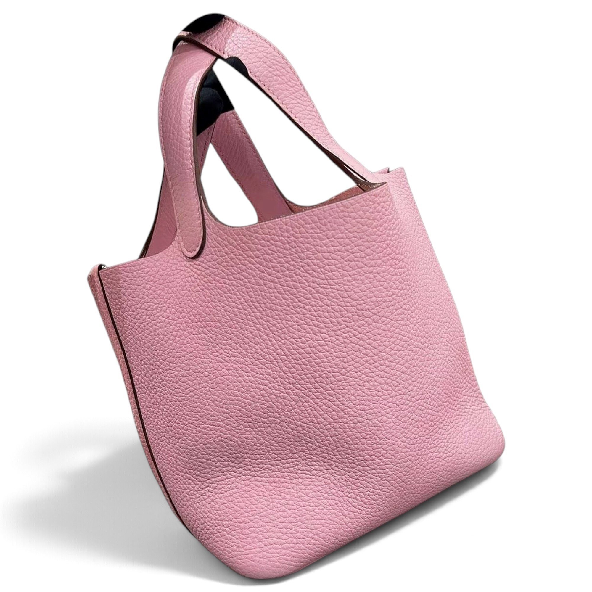 Picotin leather handbag