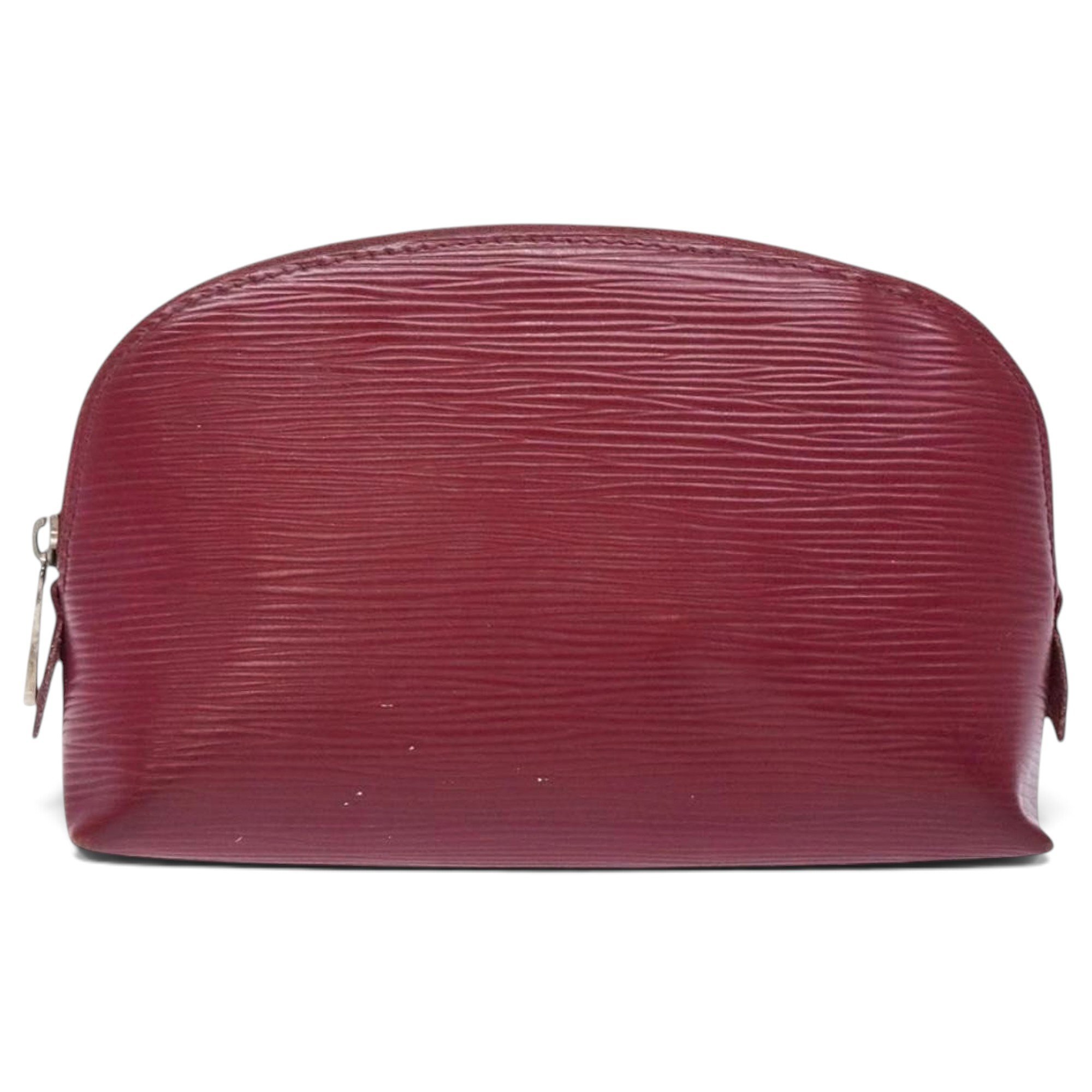 Leather vanity case