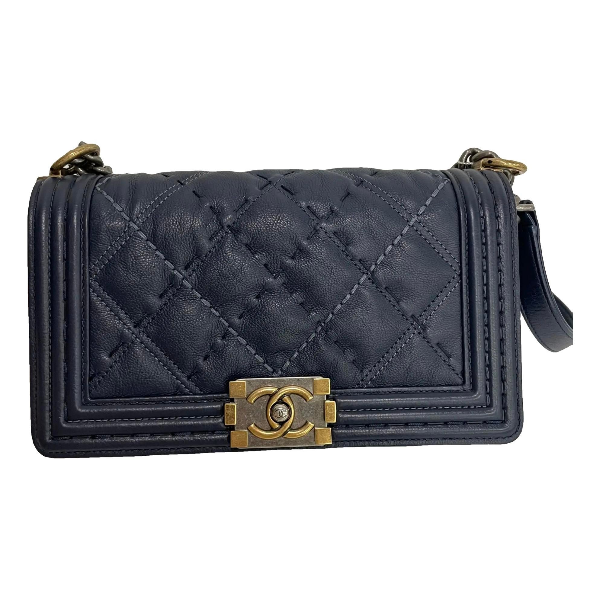 Boy leather crossbody bag
