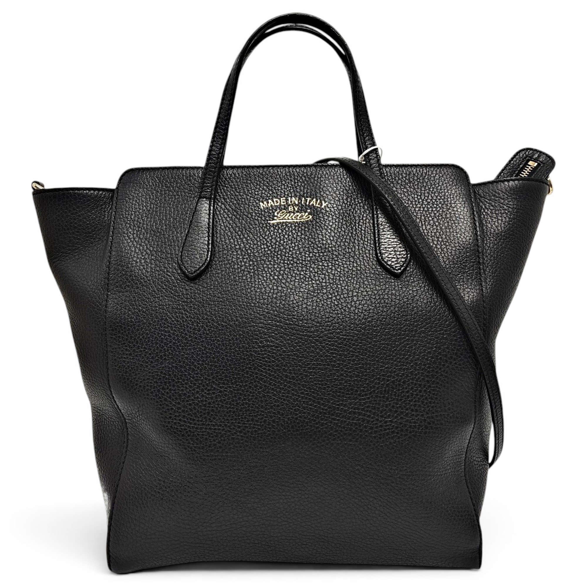 Swing leather handbag