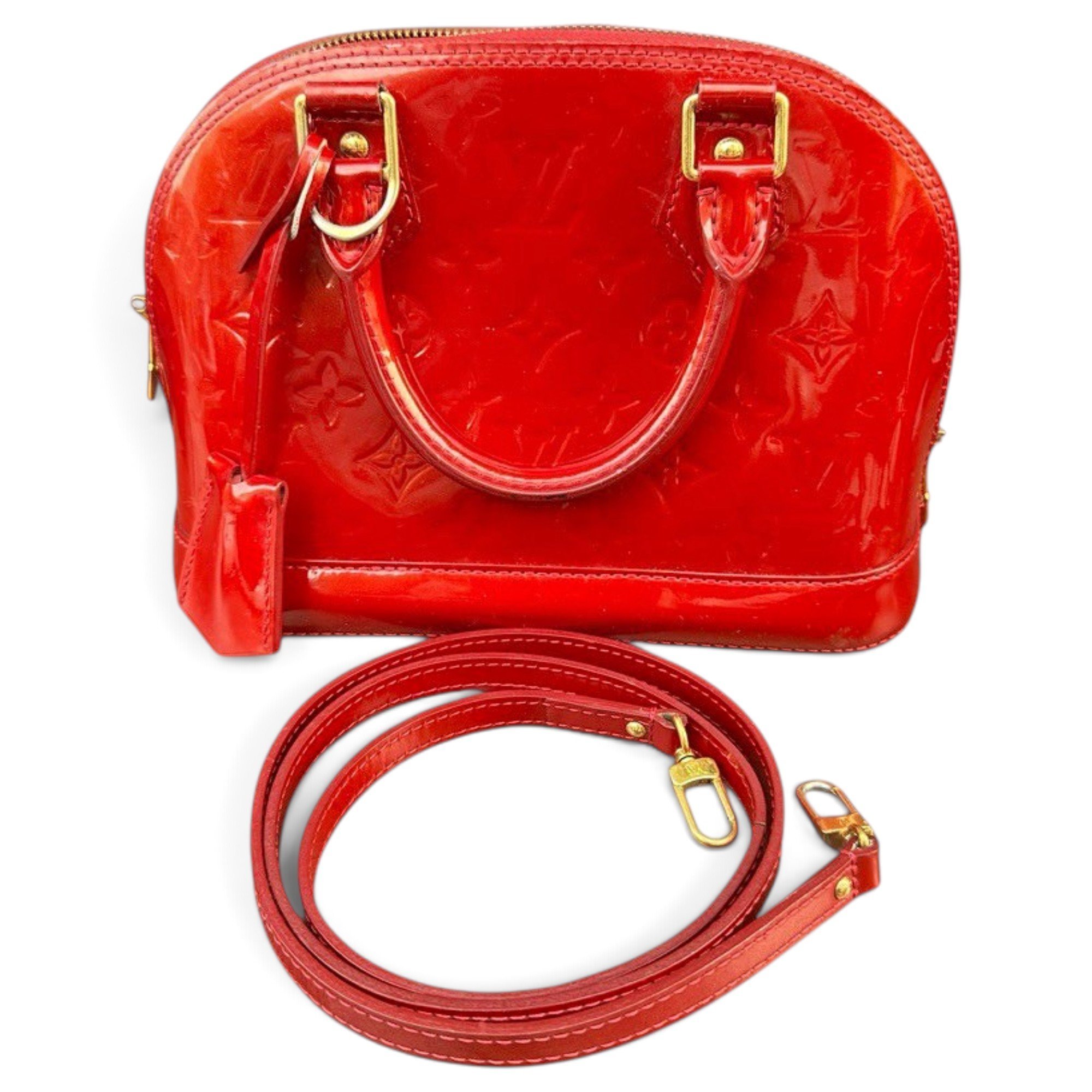 Alma BB patent leather handbag