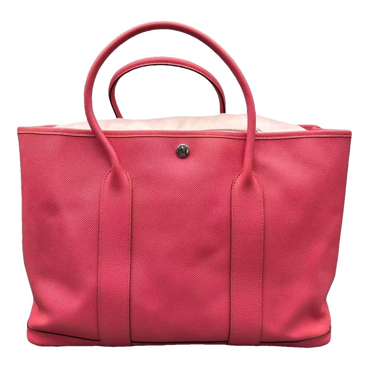 Garden Party leather handbag