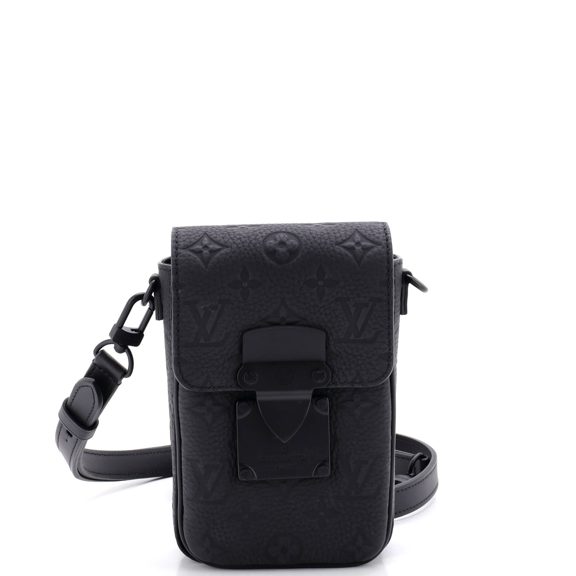 S Lock Vertical Wearable Wallet Monogram Taurillon Leather