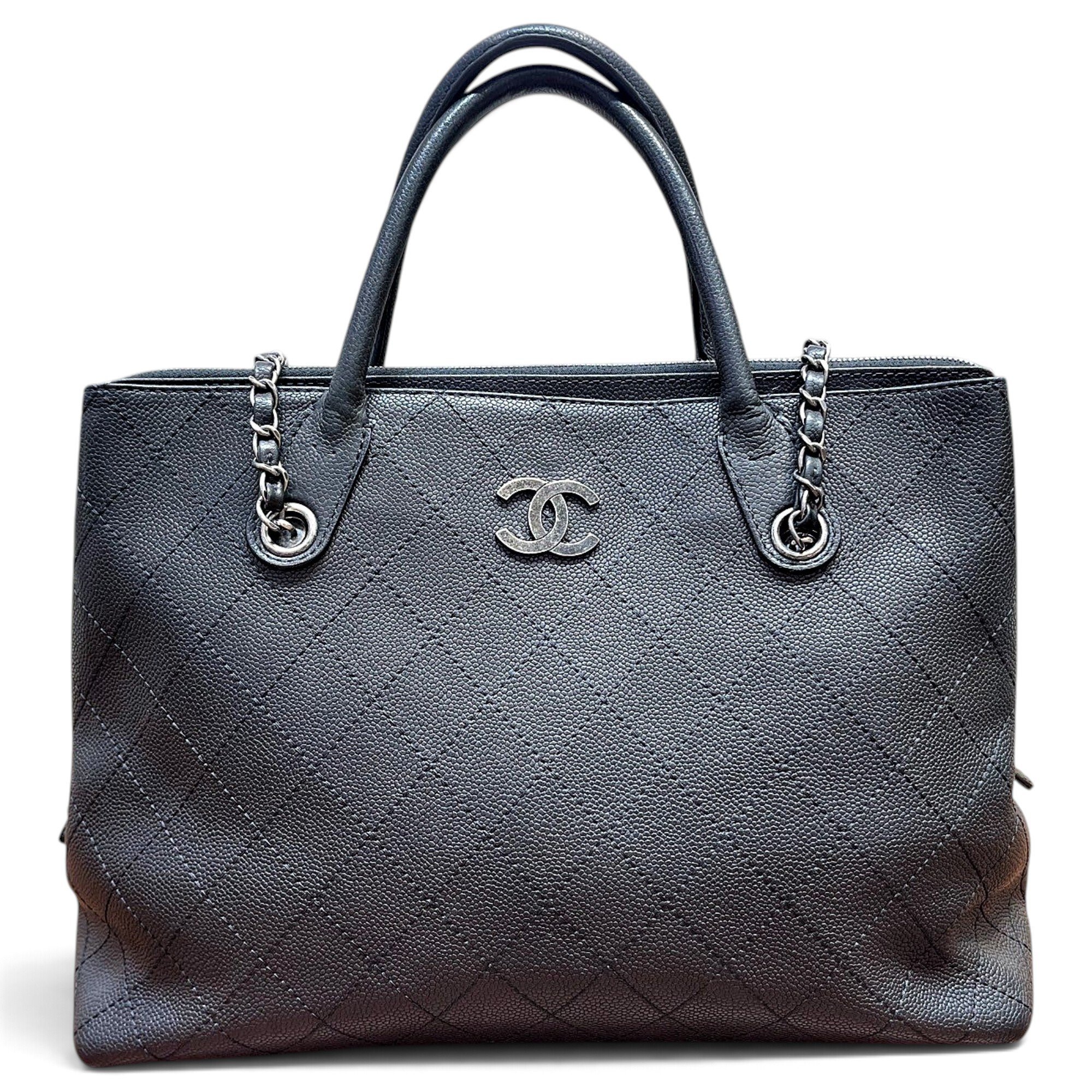 Leather tote