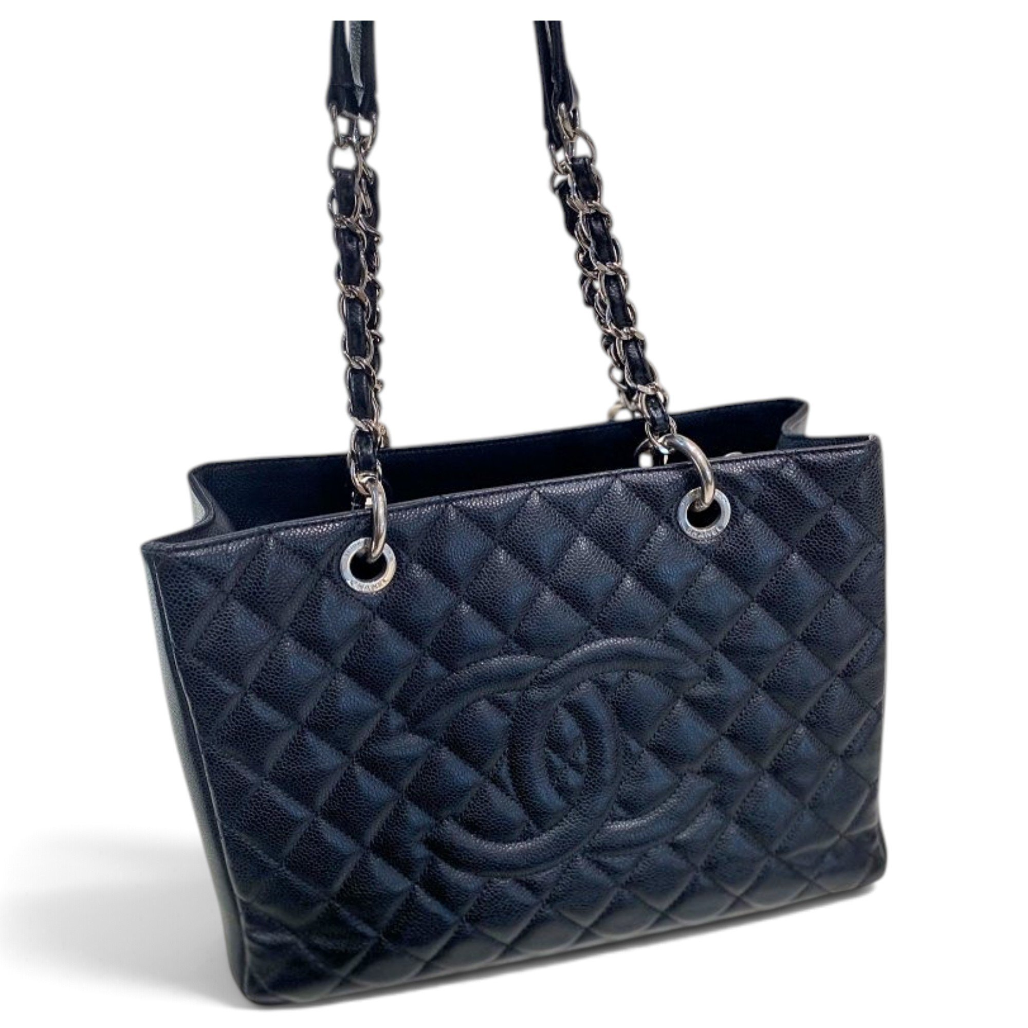 Grand shopping leather tote