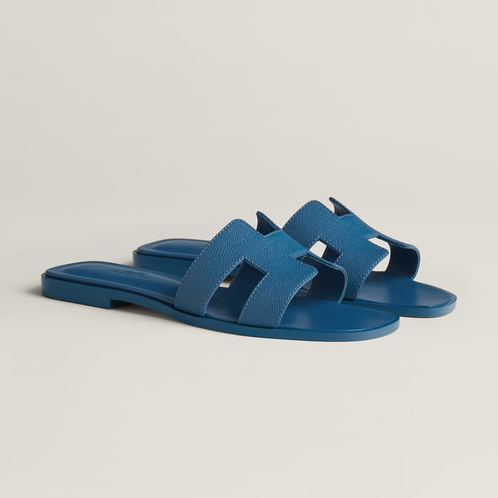 Bleu Bleuet Oran Sandal