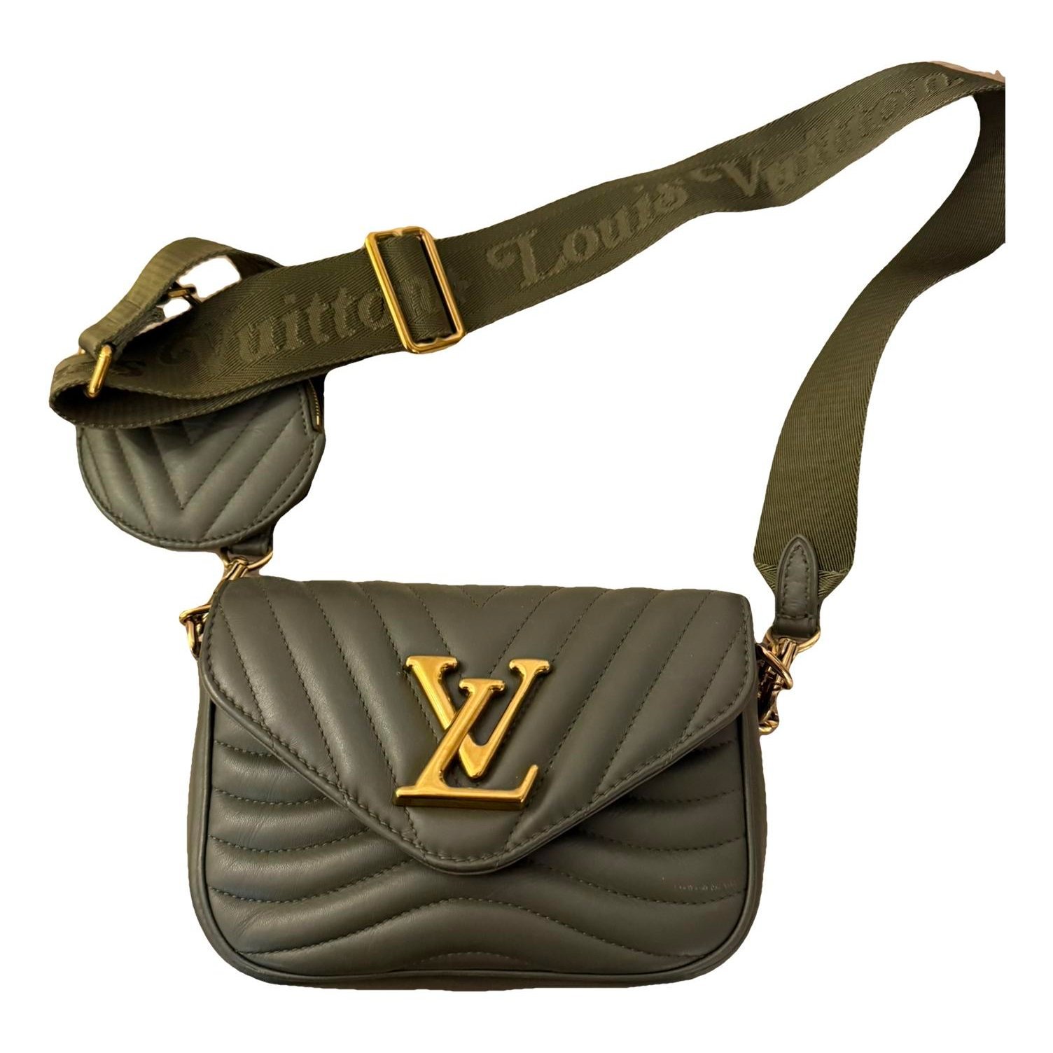 Leather clutch bag