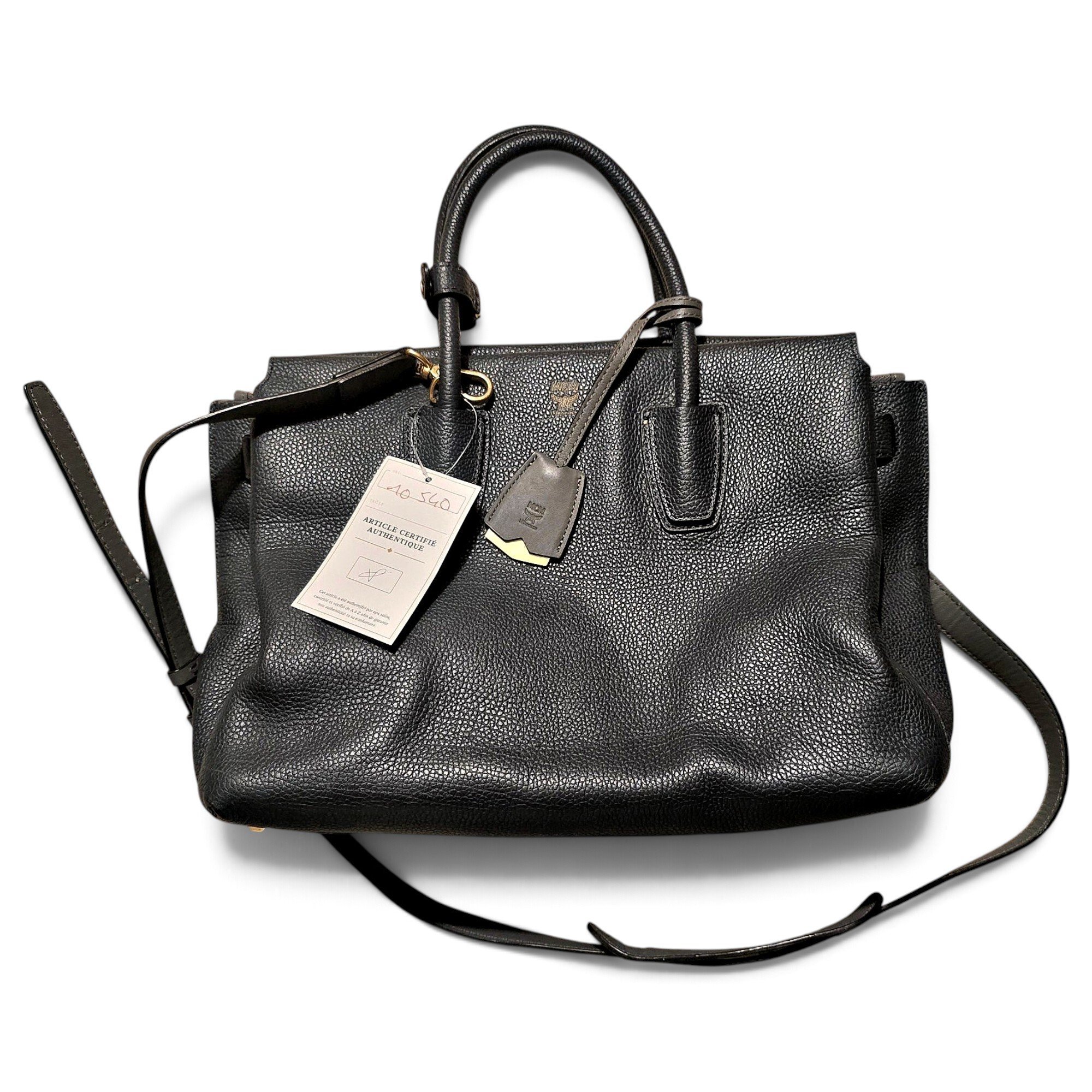 Leather tote