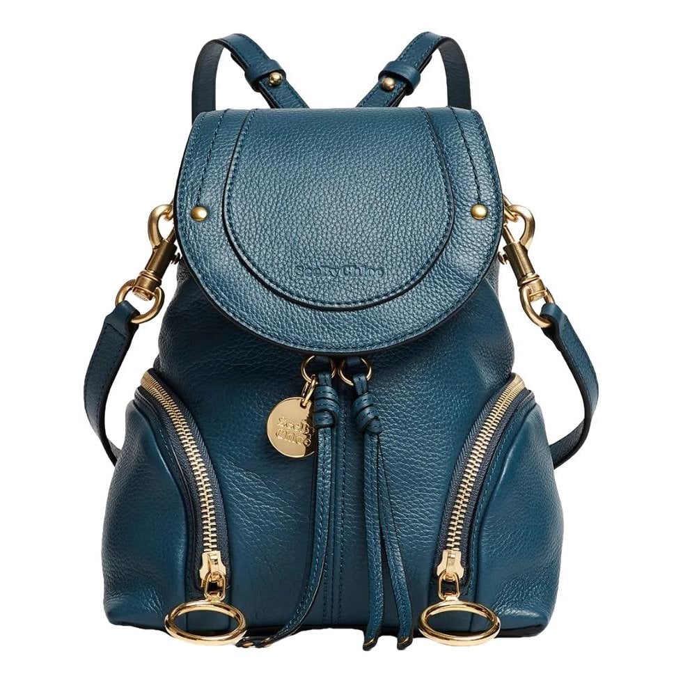 Leather backpack