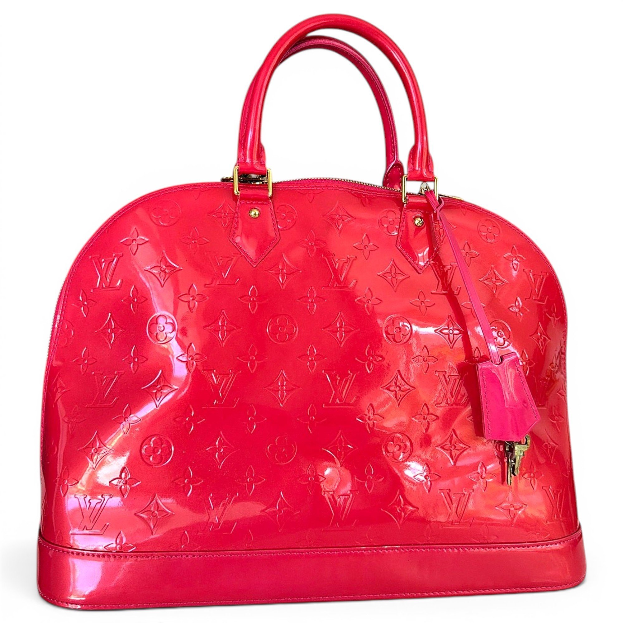 Alma patent leather handbag