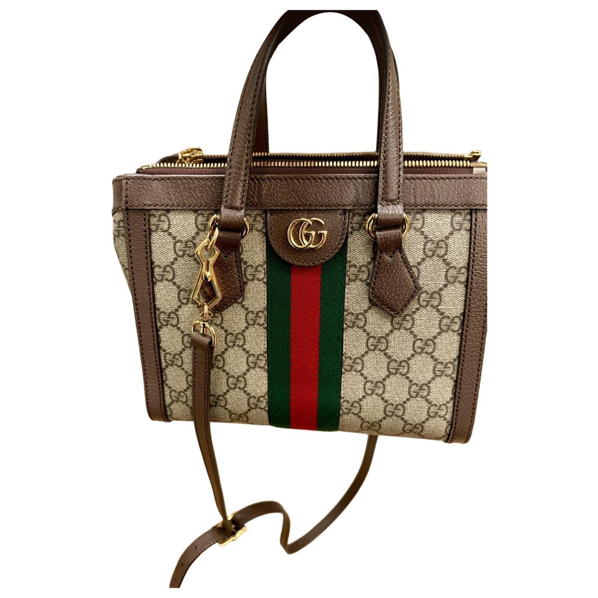 Ophidia leather crossbody bag