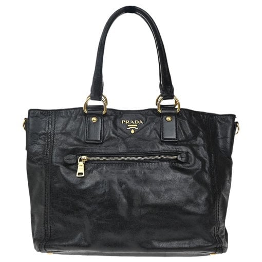 Prada Prada Pocket leather tote