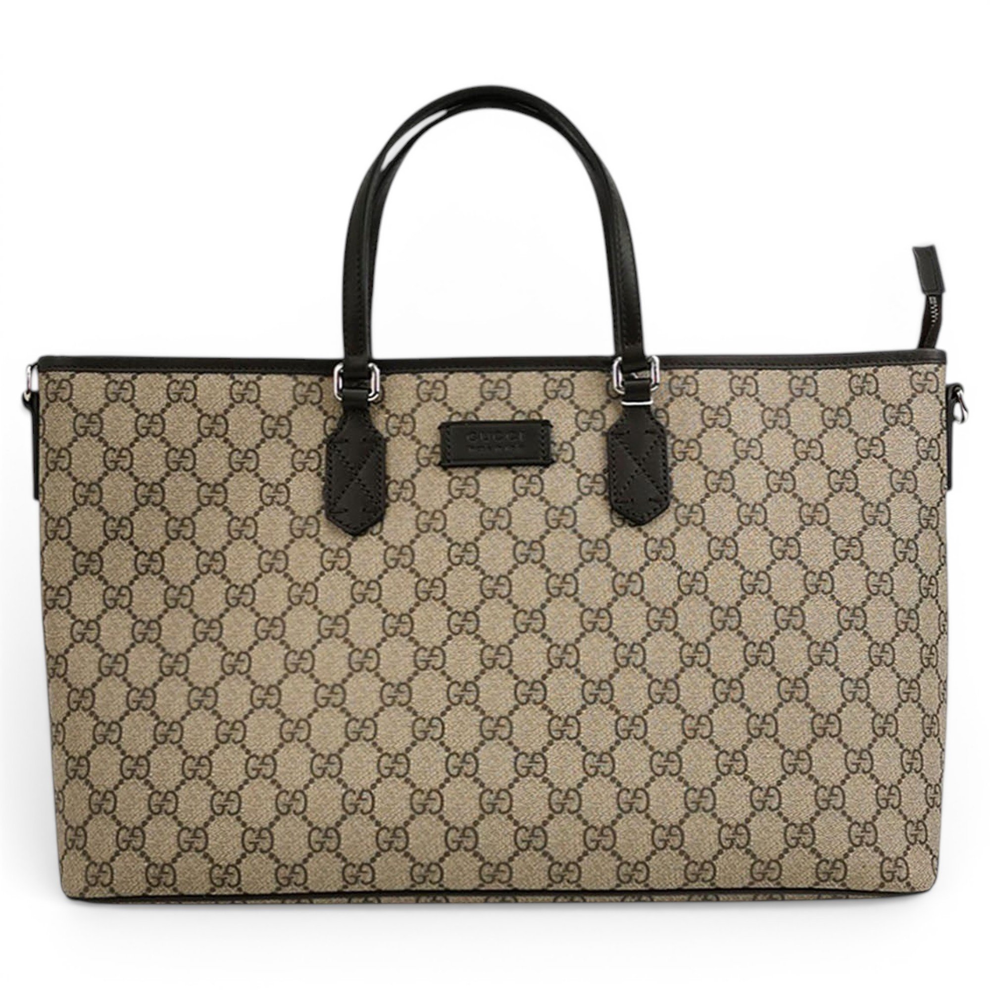 Leather tote