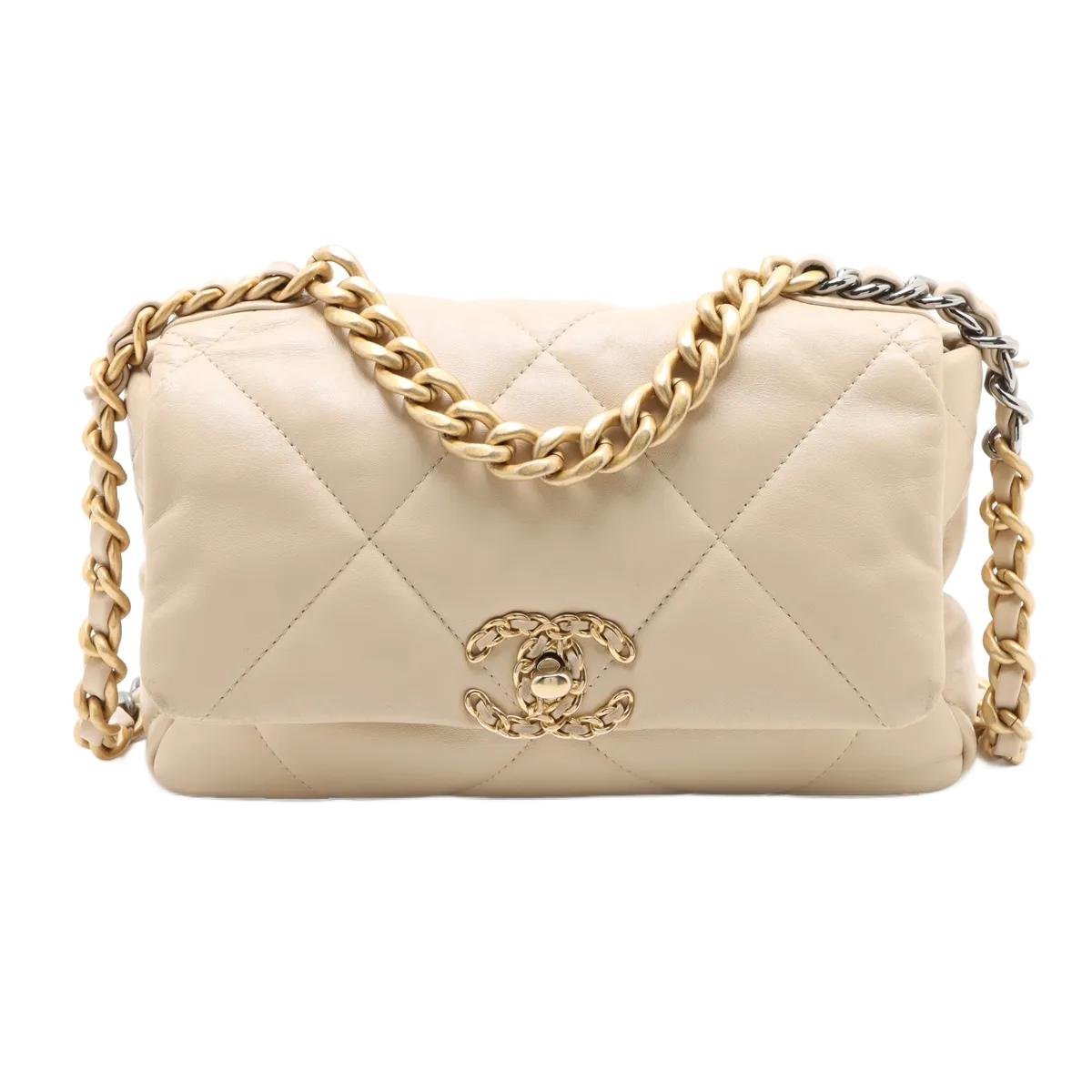 Trendy CC Flap leather handbag