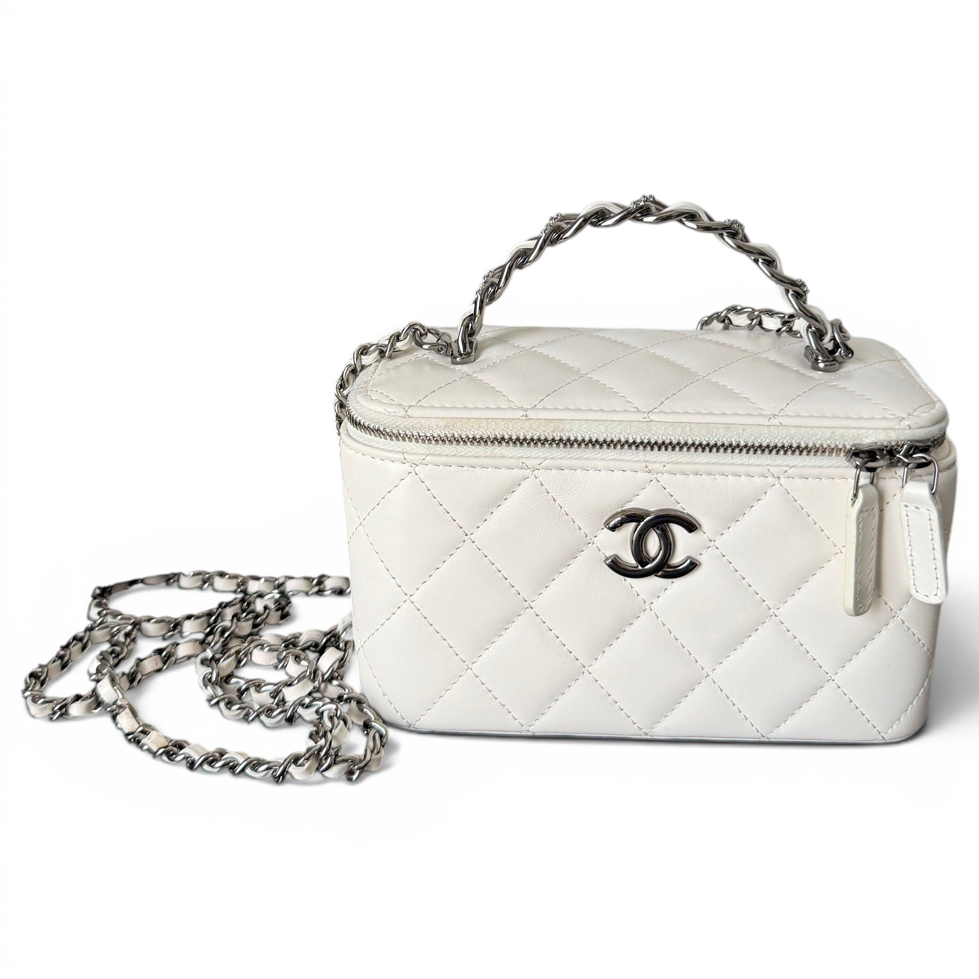 Vanity leather mini bag